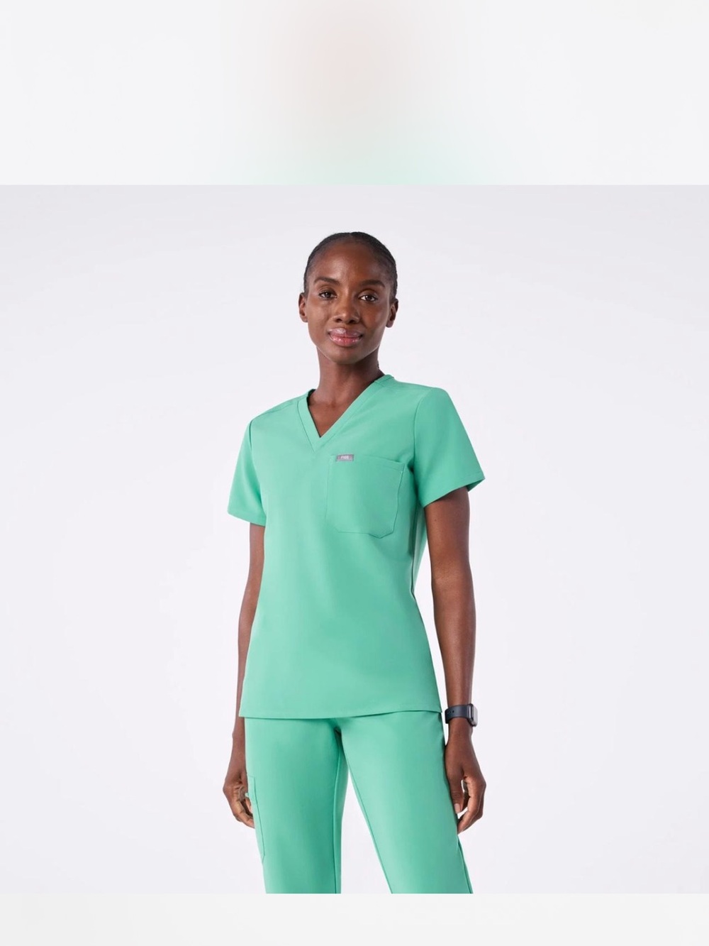 FIGS Surgical Green Catarina Scrub Top